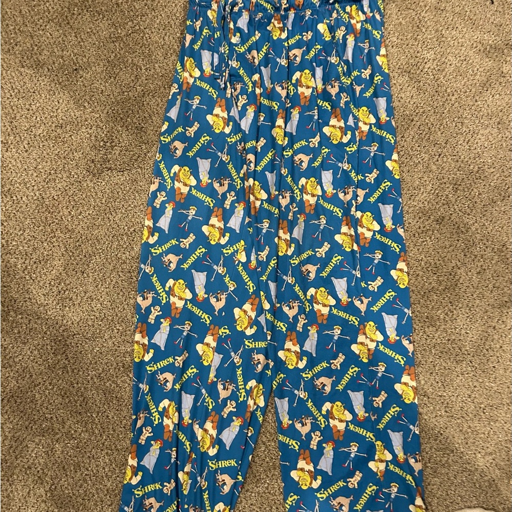 Shrek Kids Blue Pajama Pants